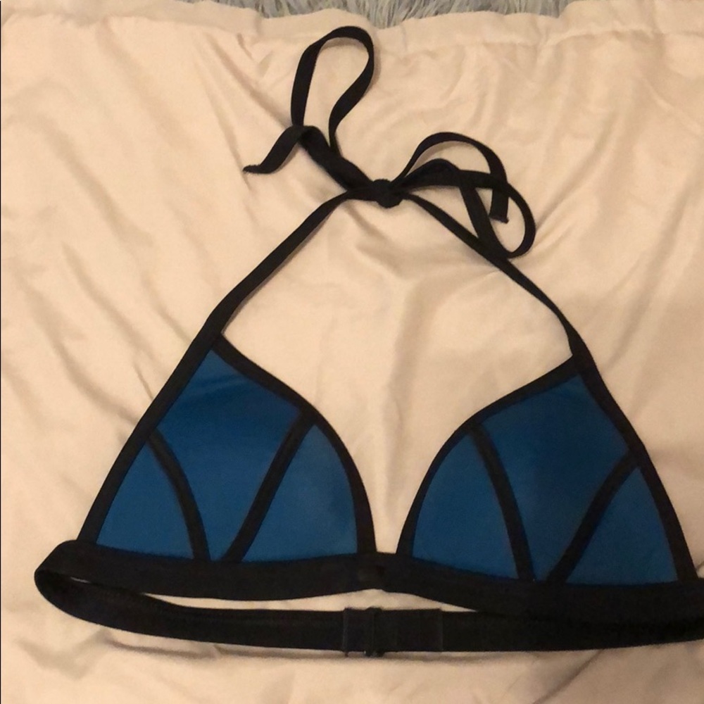 Blue swimsuit